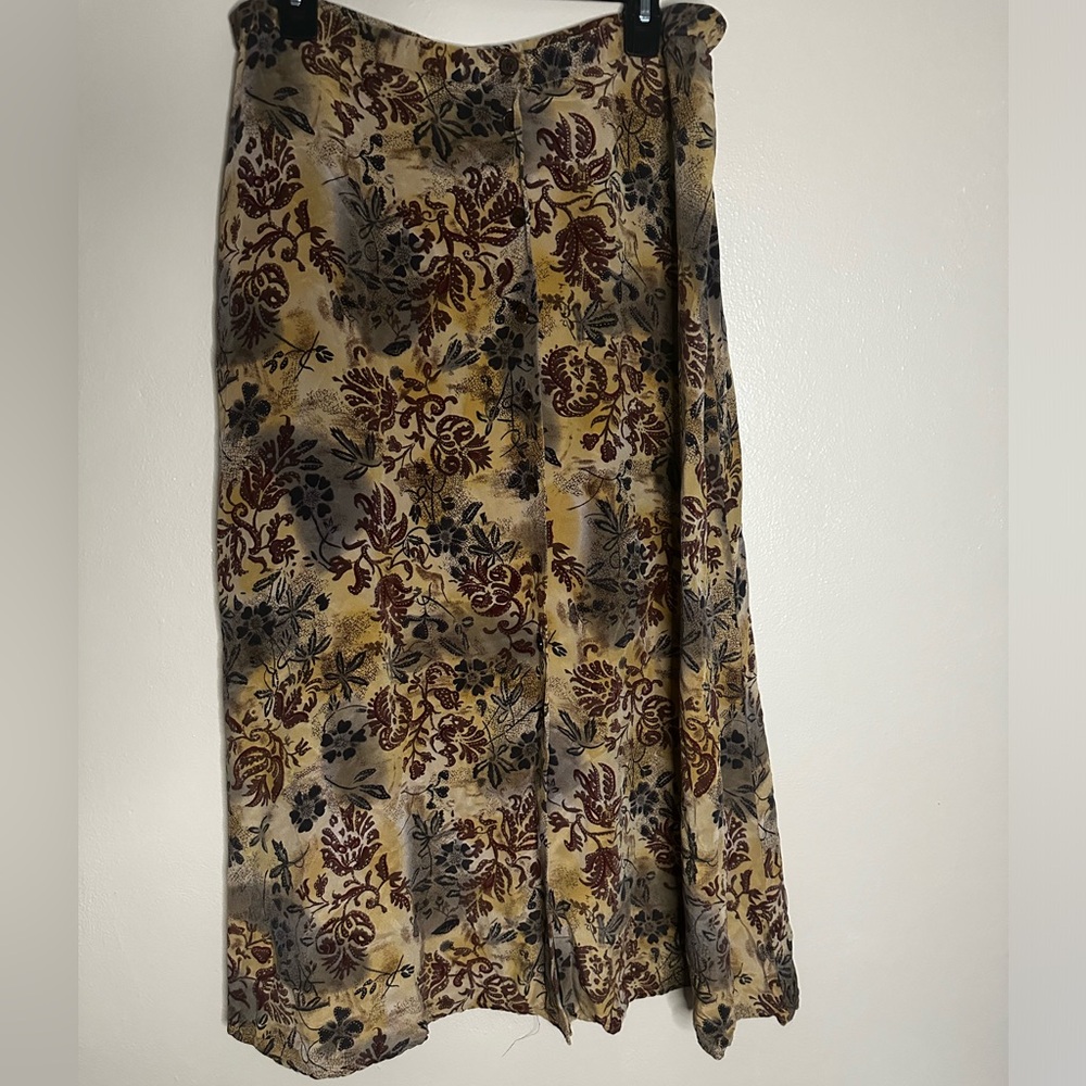 Vintage Orvis silk skirt size 16